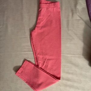 Girls pink leggings